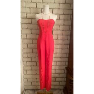 Rachel Roy Orange Strapless Jumper Size 2